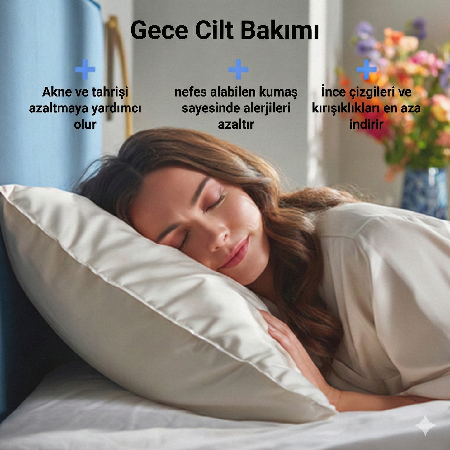 Dut İpek Yastık Kılıfı 50x70 cm